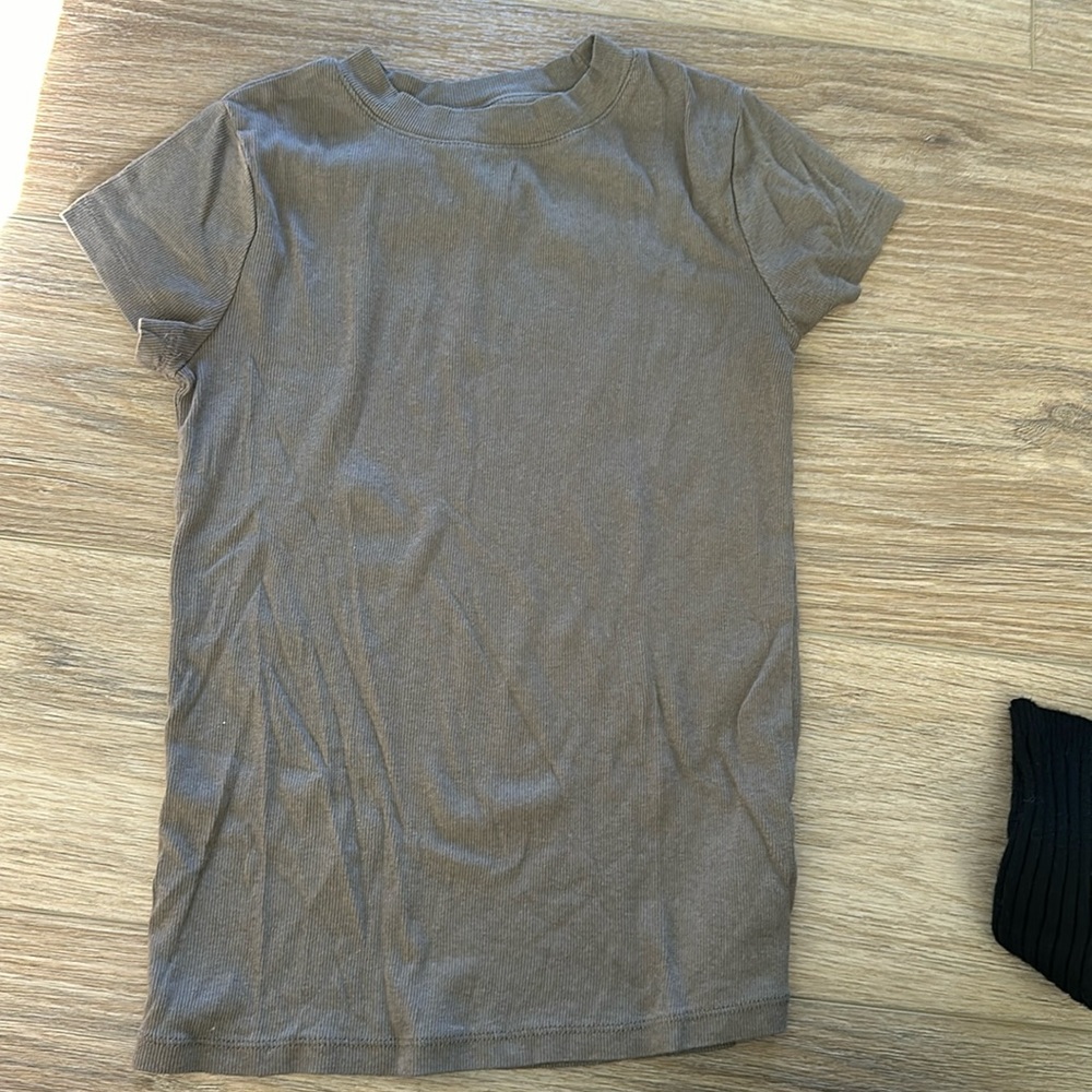 Ribbed Tee XS